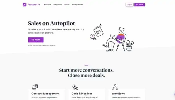 prospect io lead generation software