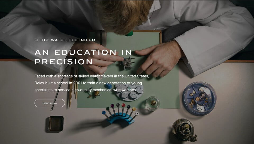 Rolex.org screenshot