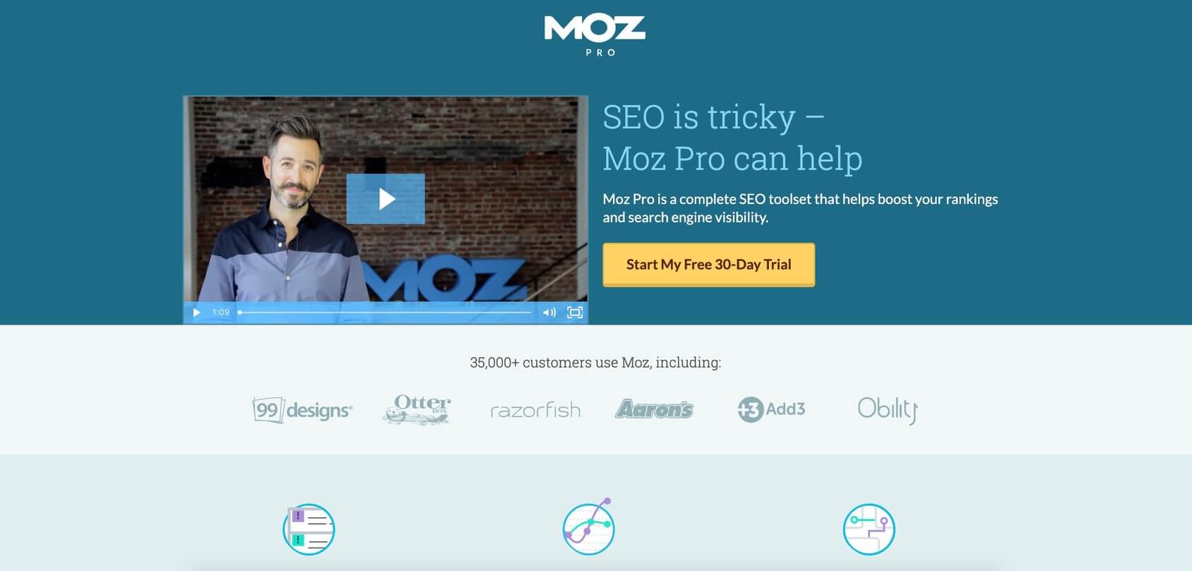домашняя страница moz pro