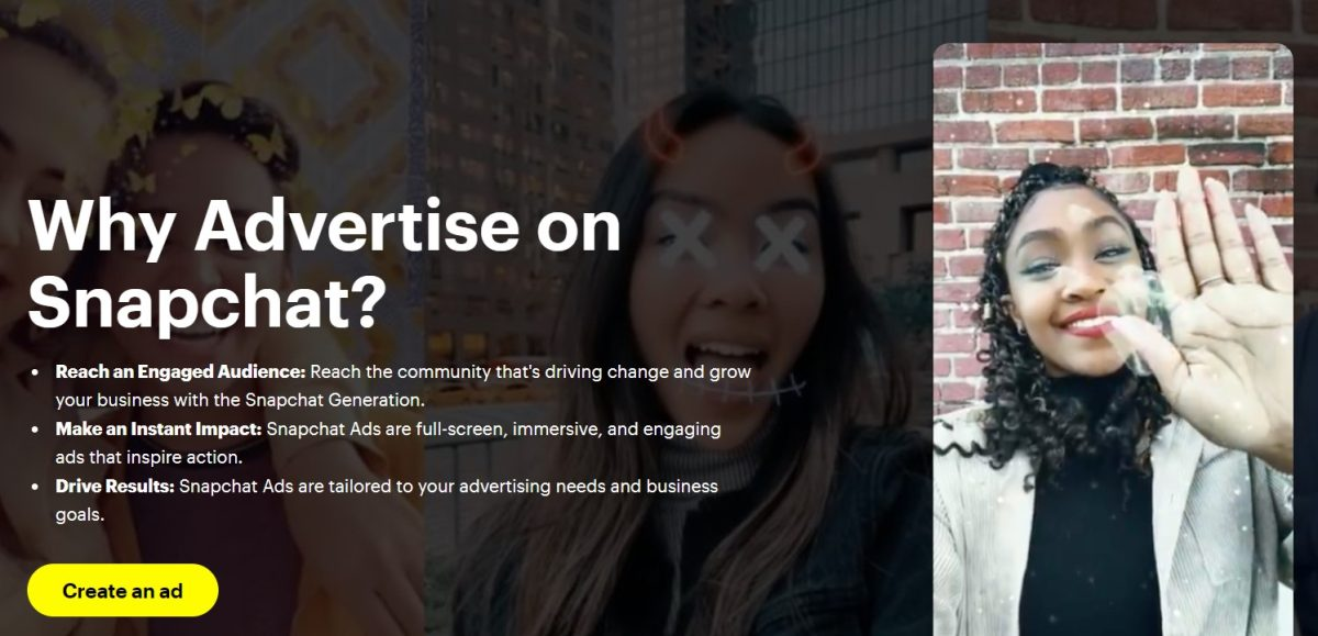 сайт Snapchat Ads — зачем размещать рекламу в Snapchat