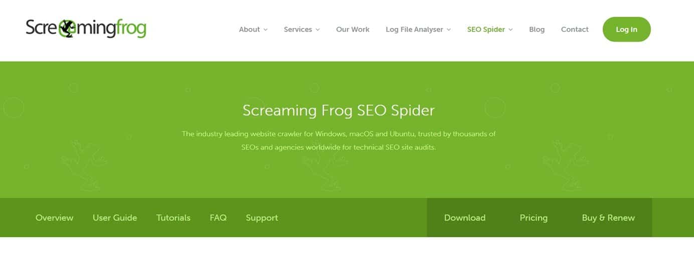 Screaming Frog SEO