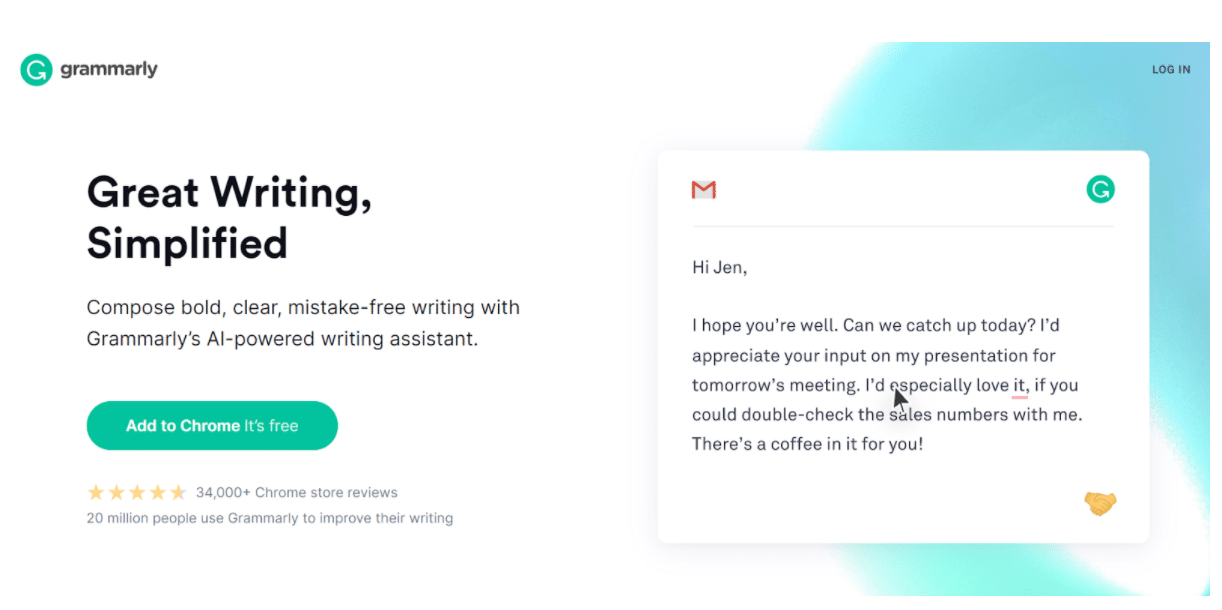 Grammarly проверка орфографии и грамматики
