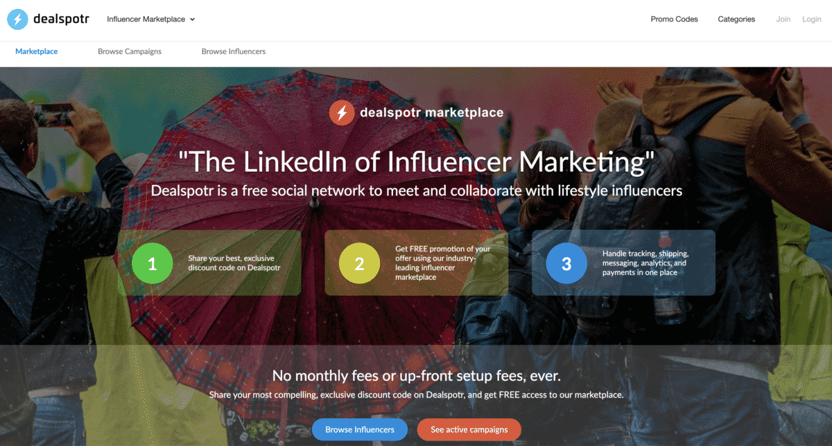 dealspotr the linkedin of influencer marketing