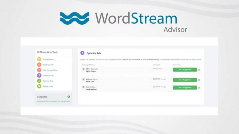 Wordstream Advisor - PPC tools