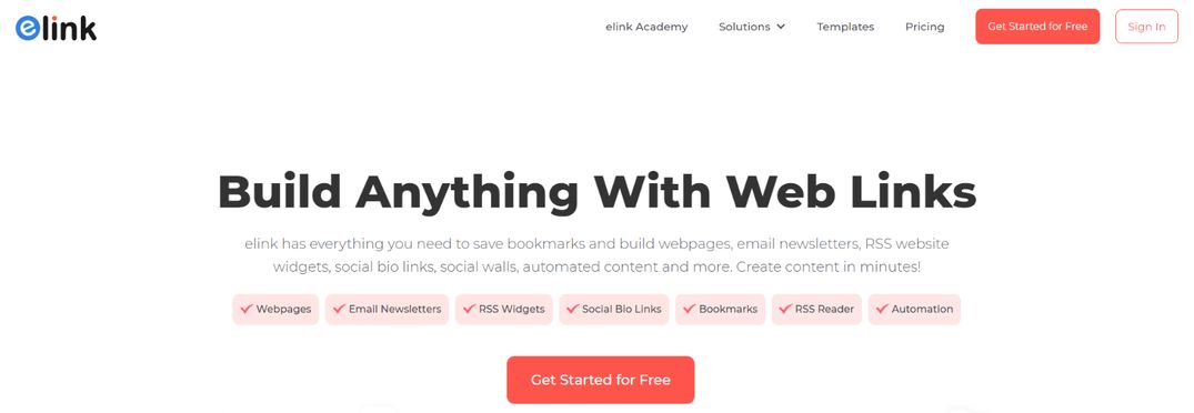 Elink.io: Saas Product