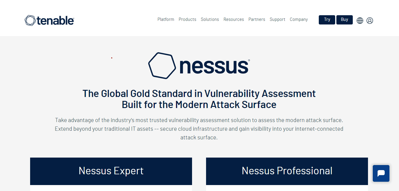 Инструмент Nessus