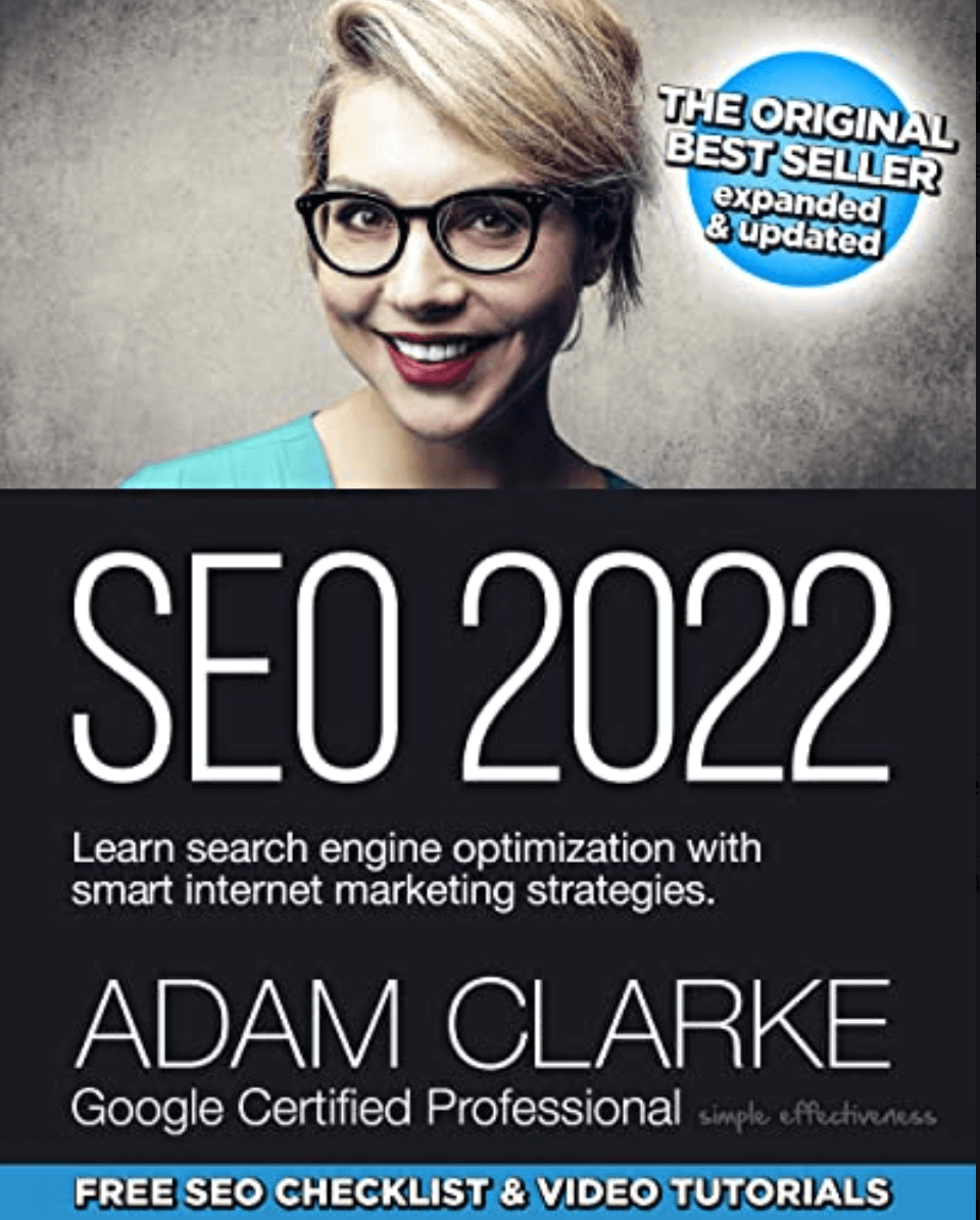 SEO for 2022 Blogger Book (on Amazon) Cover Screenshot