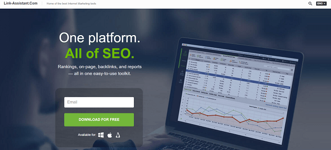 SEO Powersuite Homepage