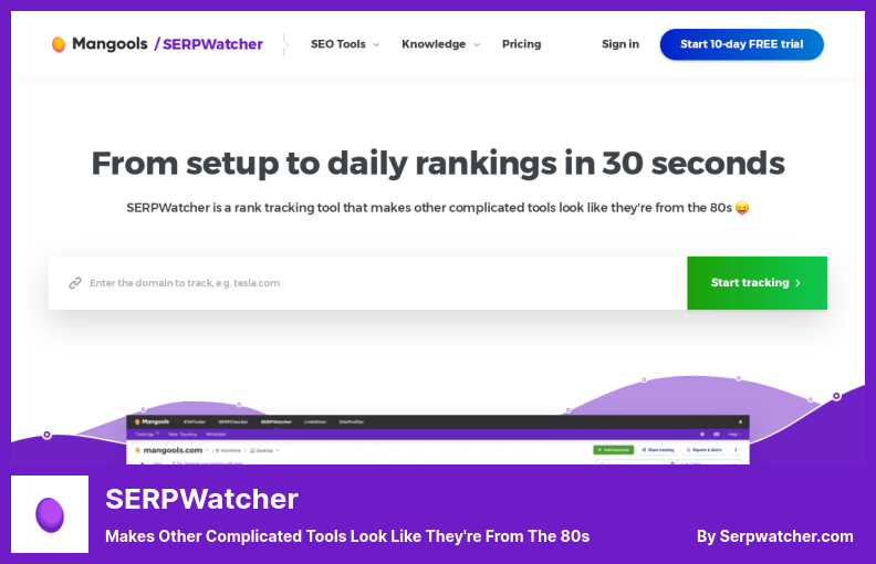 SERPWatcher Plugin - Makes Other Complicated Tools Look Like They're from The 80s