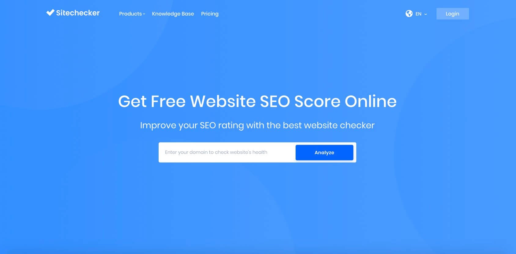 Домашняя страница SiteChecker