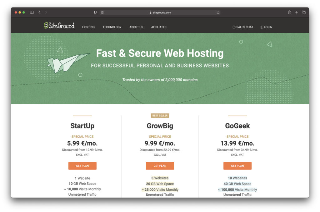 siteground best small business software