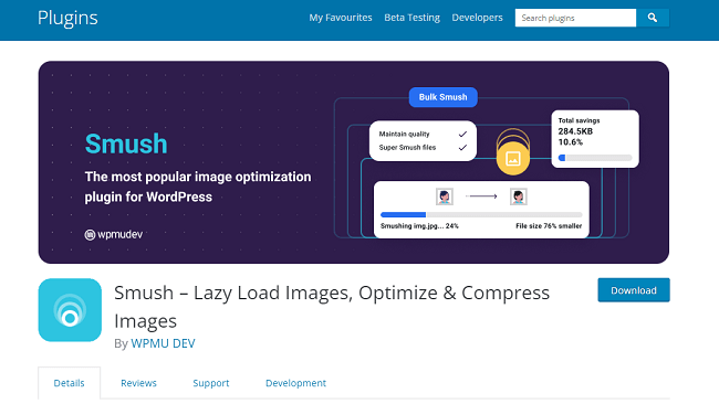 Smush Homepage