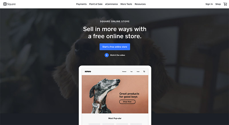 square online store - free ecommerce website builder for small business