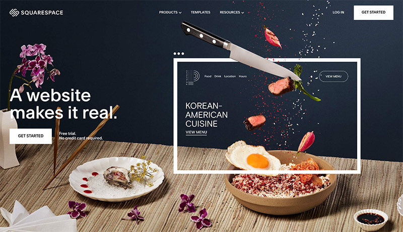 best mobile website builder - squarespace