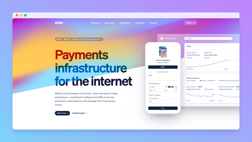 stripe - Best Subscription Billing Software