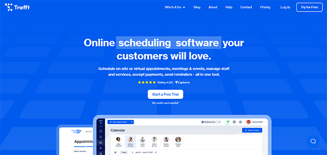 Trafft Homepage