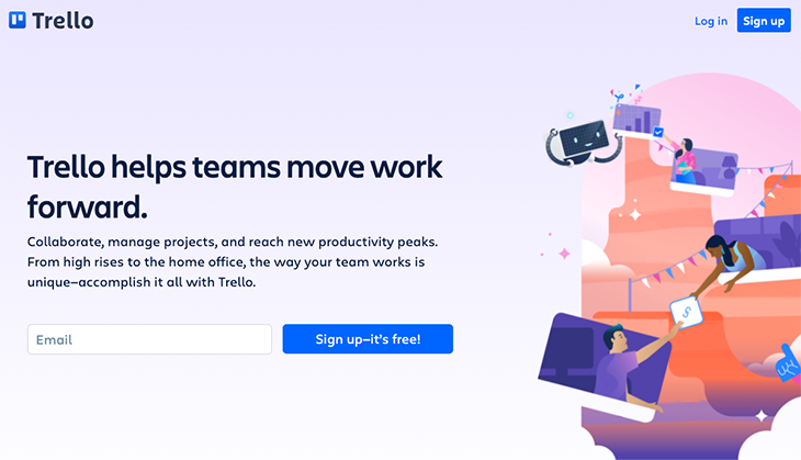 trello - инструмент для совместной работы и коммуникации