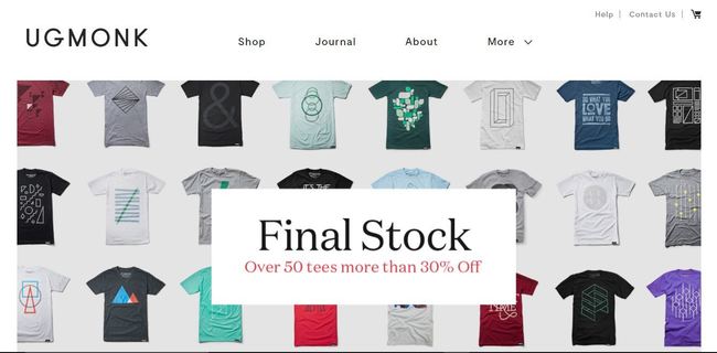 online store - ugmonk