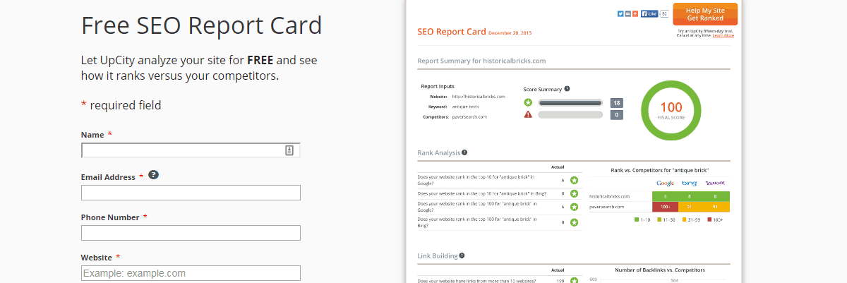 UpCity - Best Seo Audit Tools