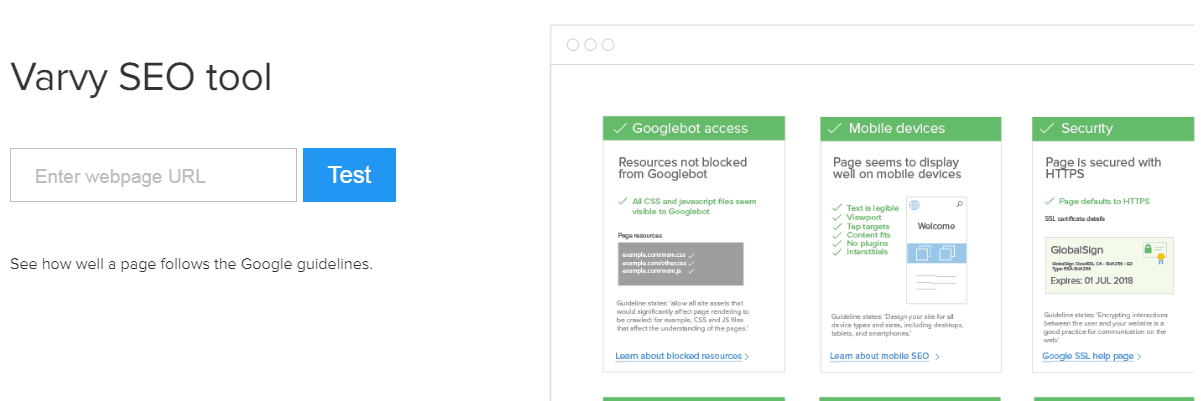 Varvy - Best Seo Audit Tools