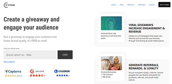 Vyper Homepage