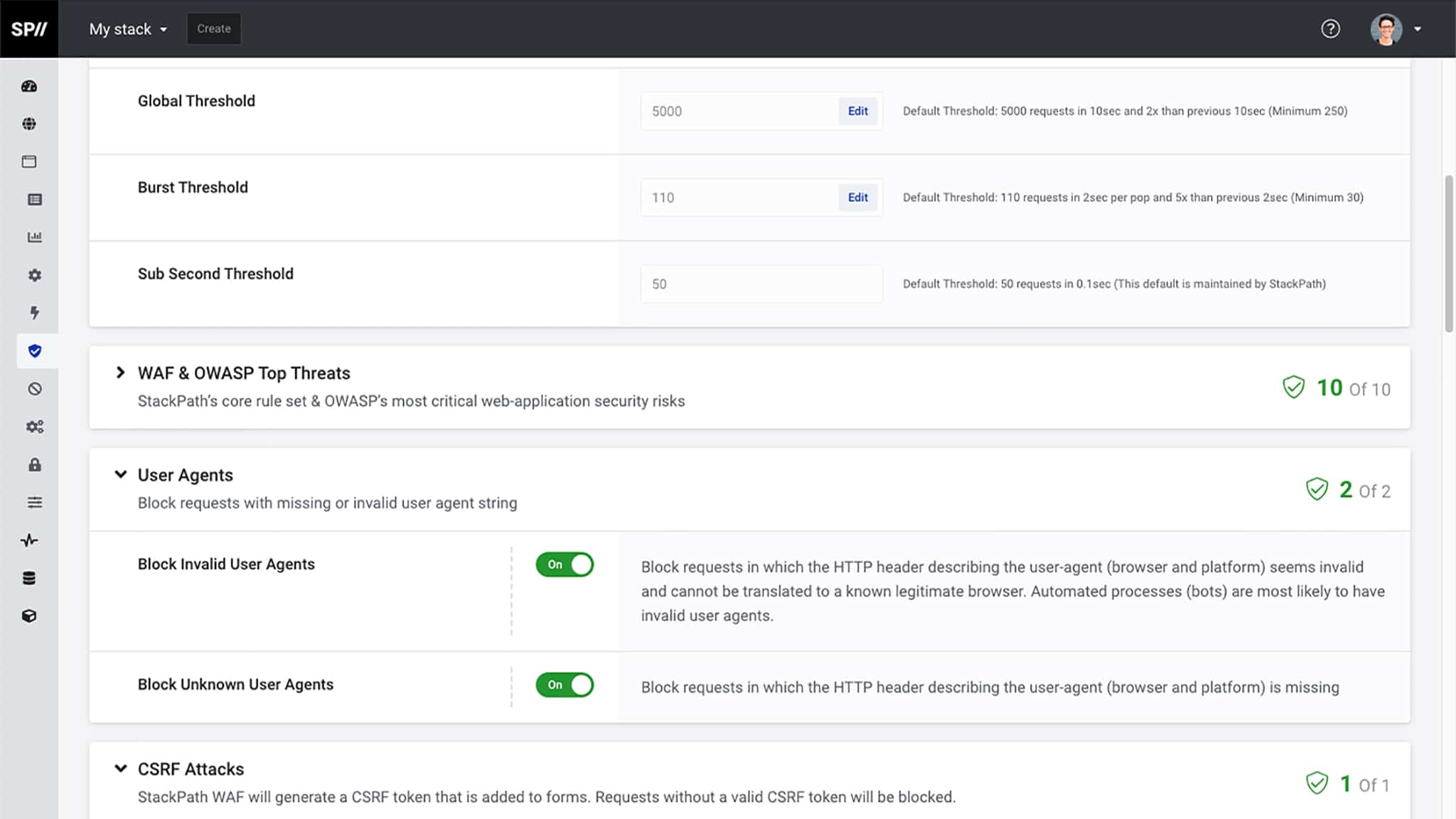 StackPath Web Application Firewall