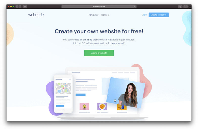 webnode free ecommerce website builder