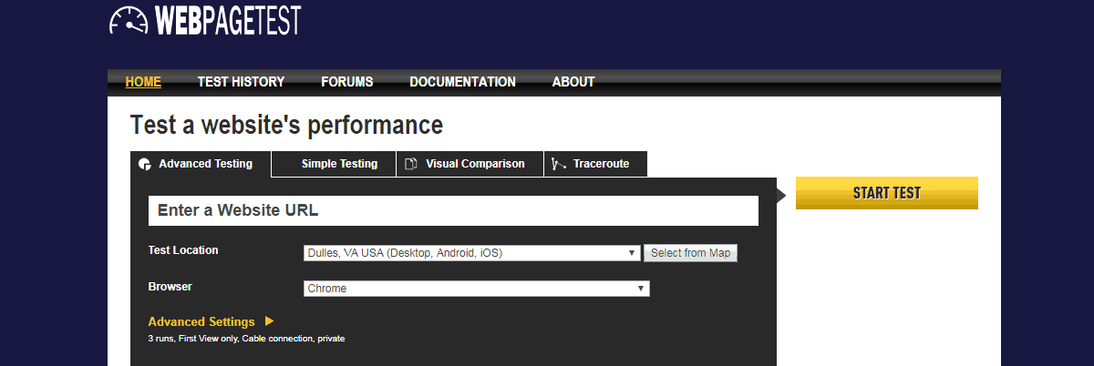 WebPagetest - Best Seo Audit Tools