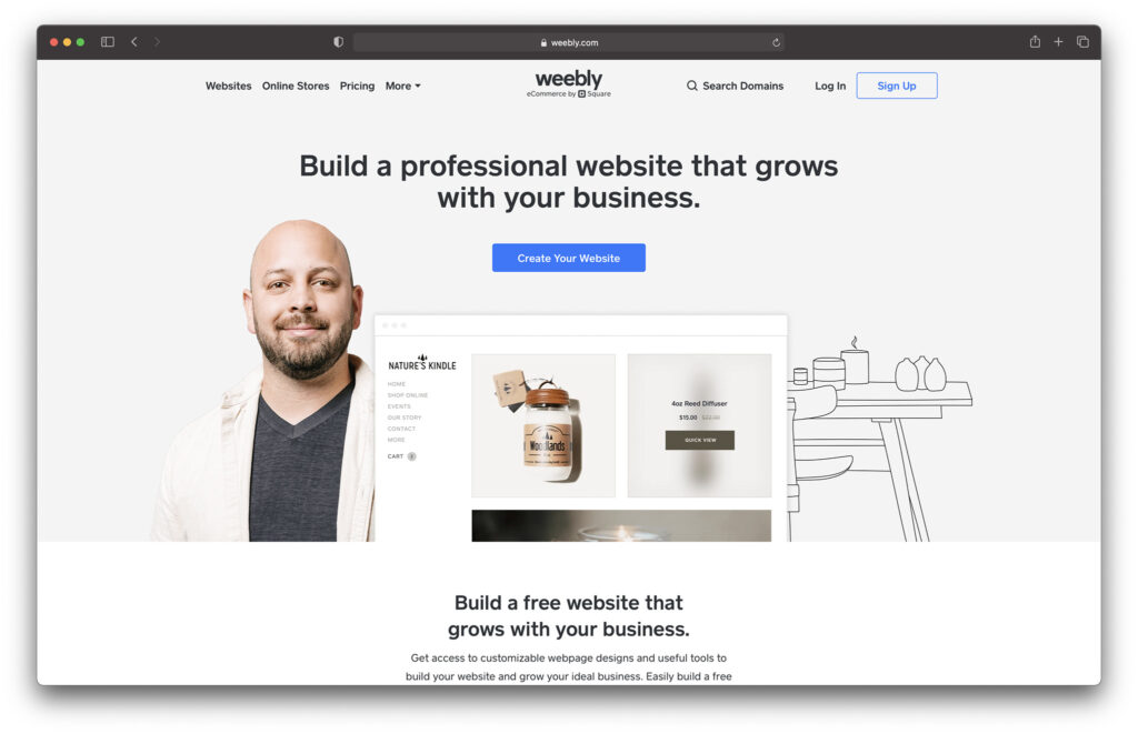weebly - best ecommerce website builder for small business