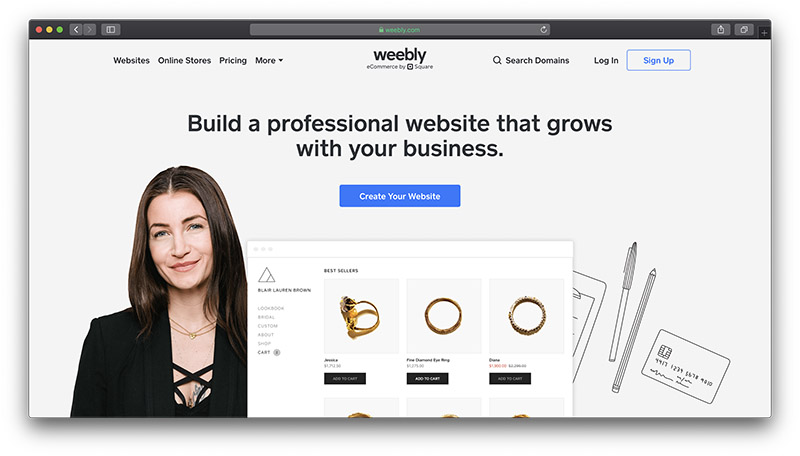webbly best free website builder