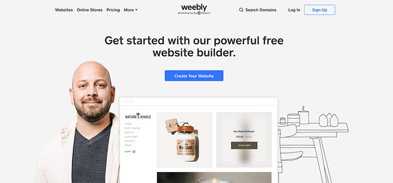weebly homepage