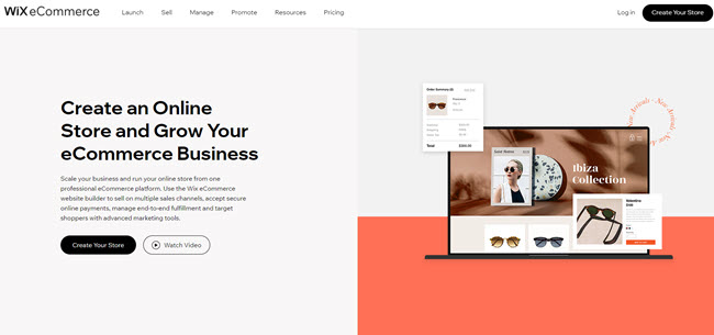 wix ecommerce - best platform to sell online