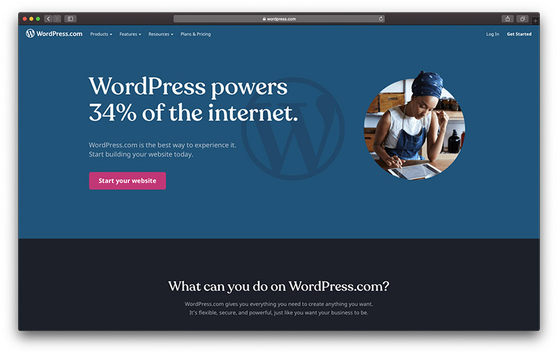 best free website builder - wordpress.com