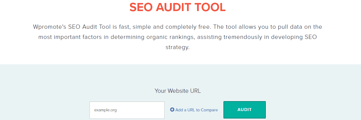 Wpromote - Best Seo Audit Tools