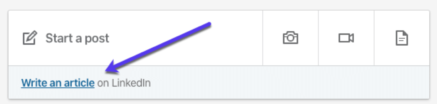 напишите статью в LinkedIn